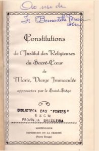 Constituições do Instituto dos Religiosos do Sagrado Coração de Maria