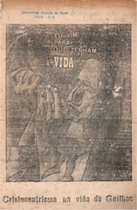 Eu vim para que tenham vida